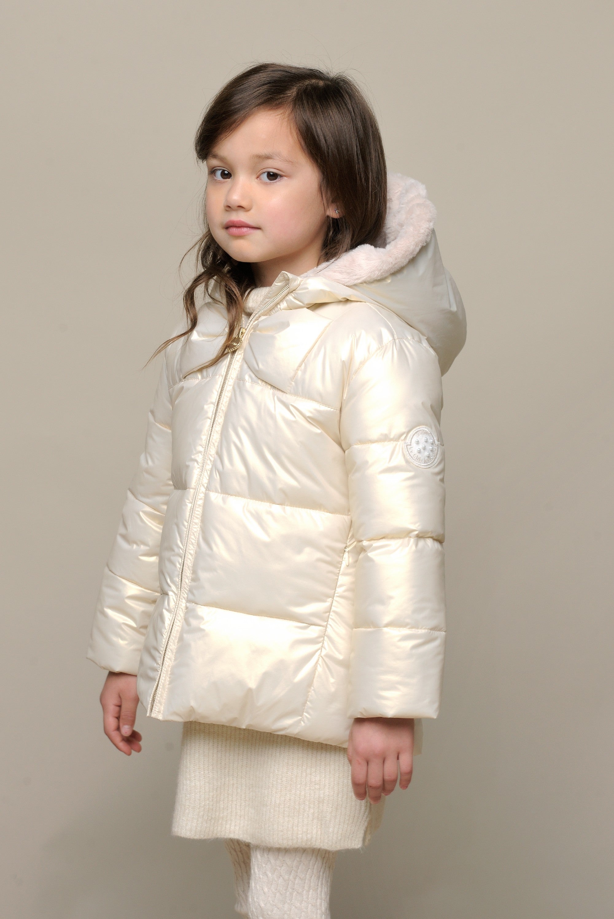 Babely Big Bow Puffy Coat