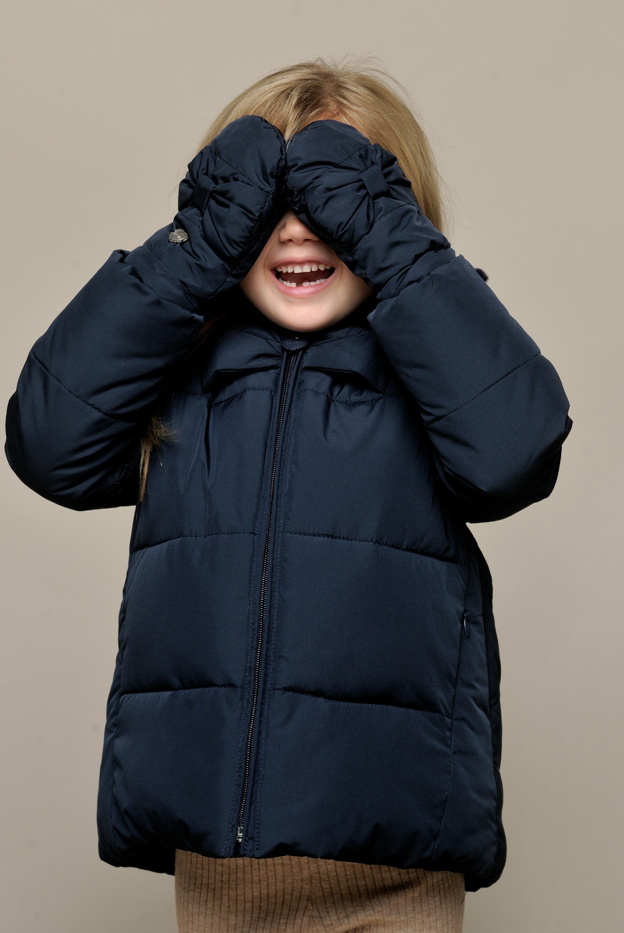 Babely Big Bow Puffy Coat