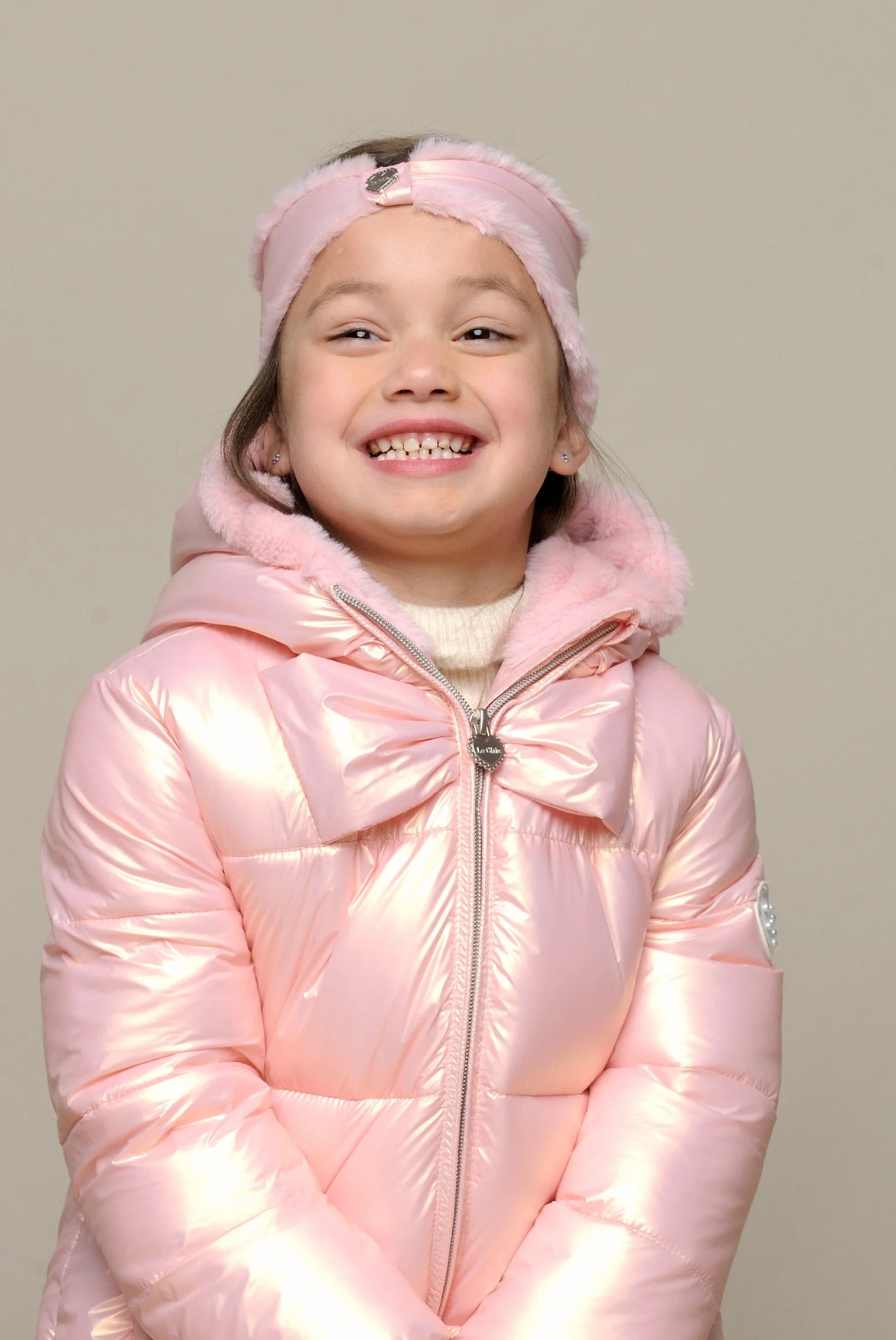 Babely Big Bow Puffy Coat