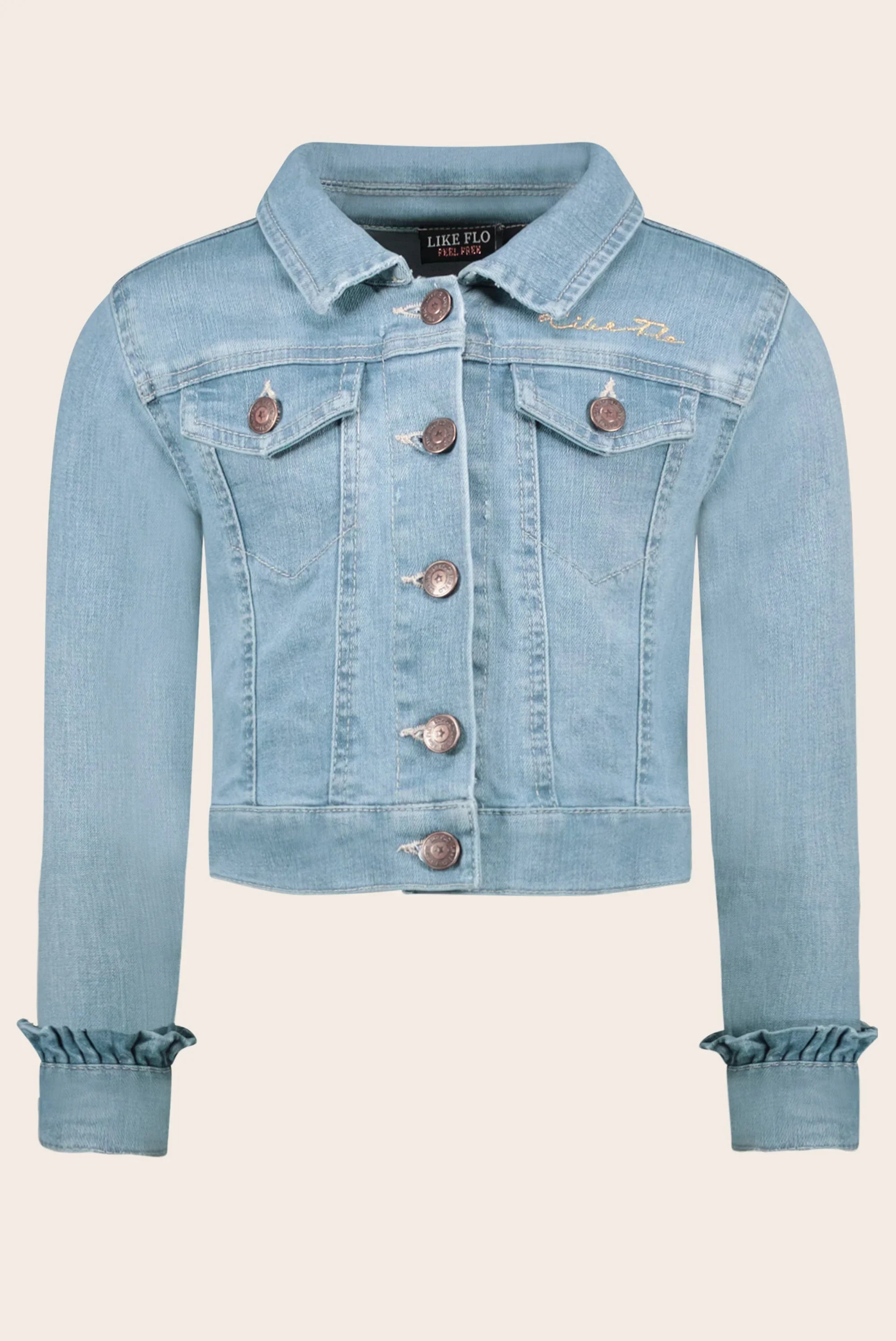 LikeFLO Flo Girls Ls Denim Jacket - LikeFlo
