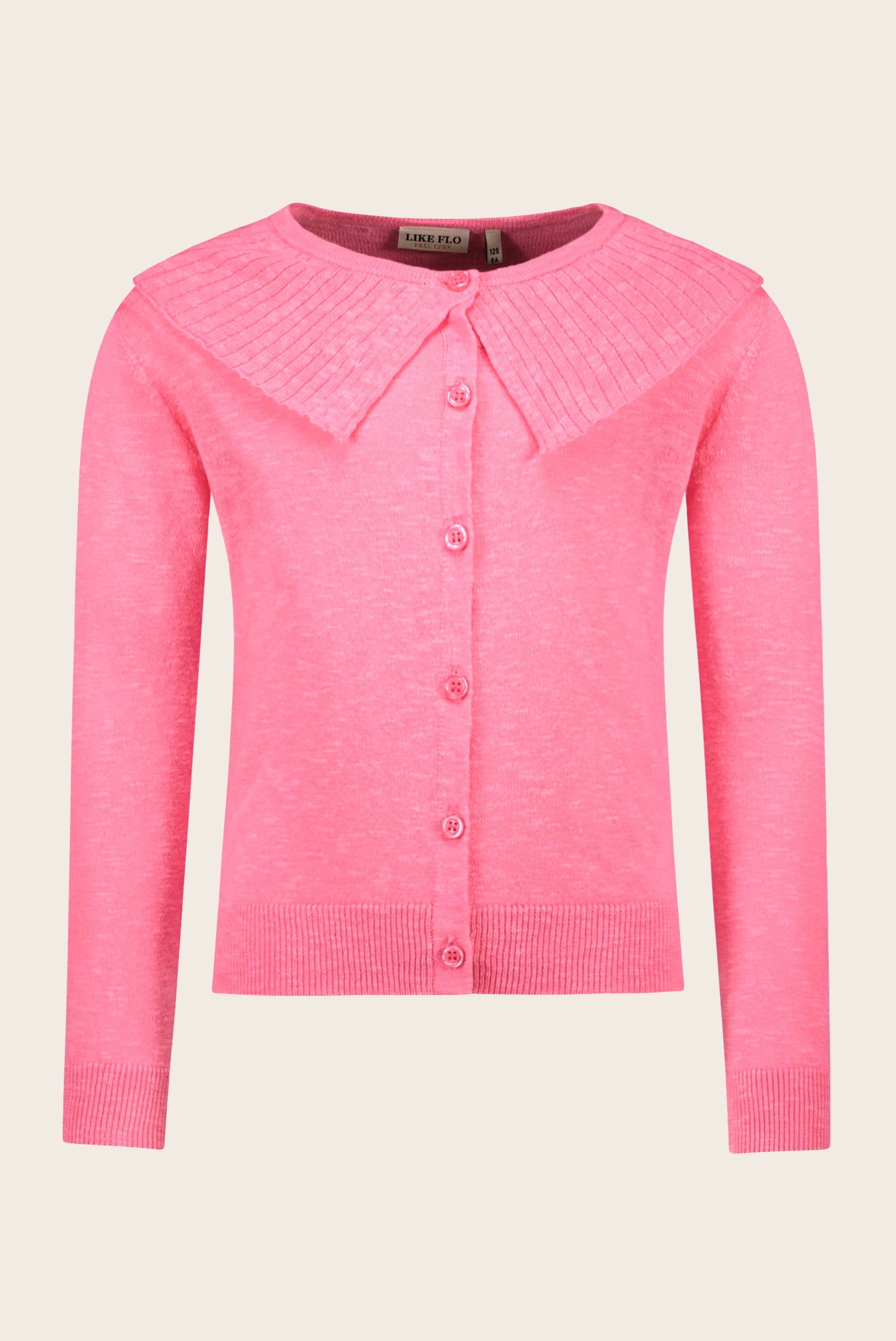 LikeFLO Flo Girls Knitted Slub Cardigan Candy - LikeFlo
