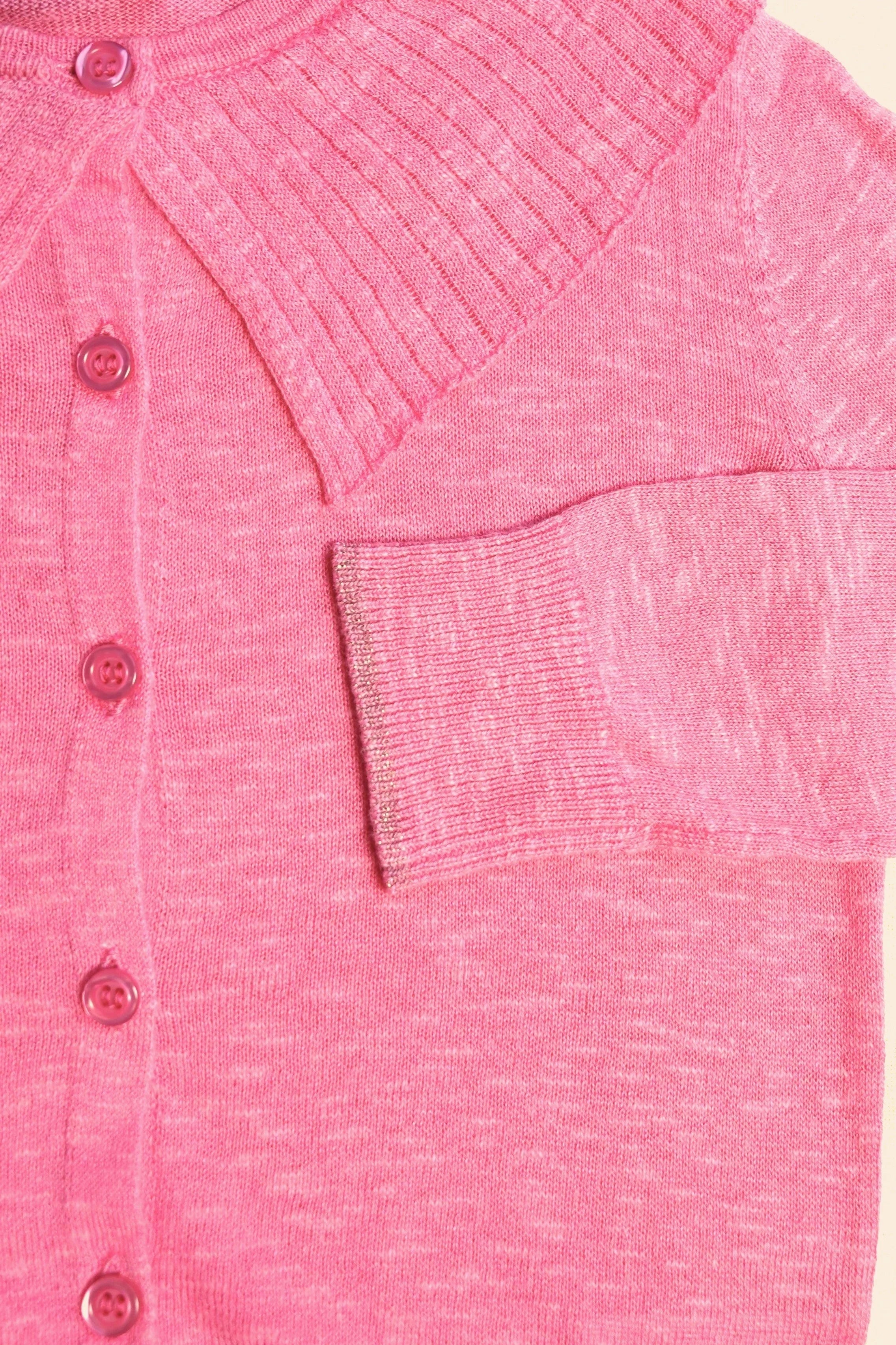 LikeFLO Flo Girls Knitted Slub Cardigan Candy - LikeFlo