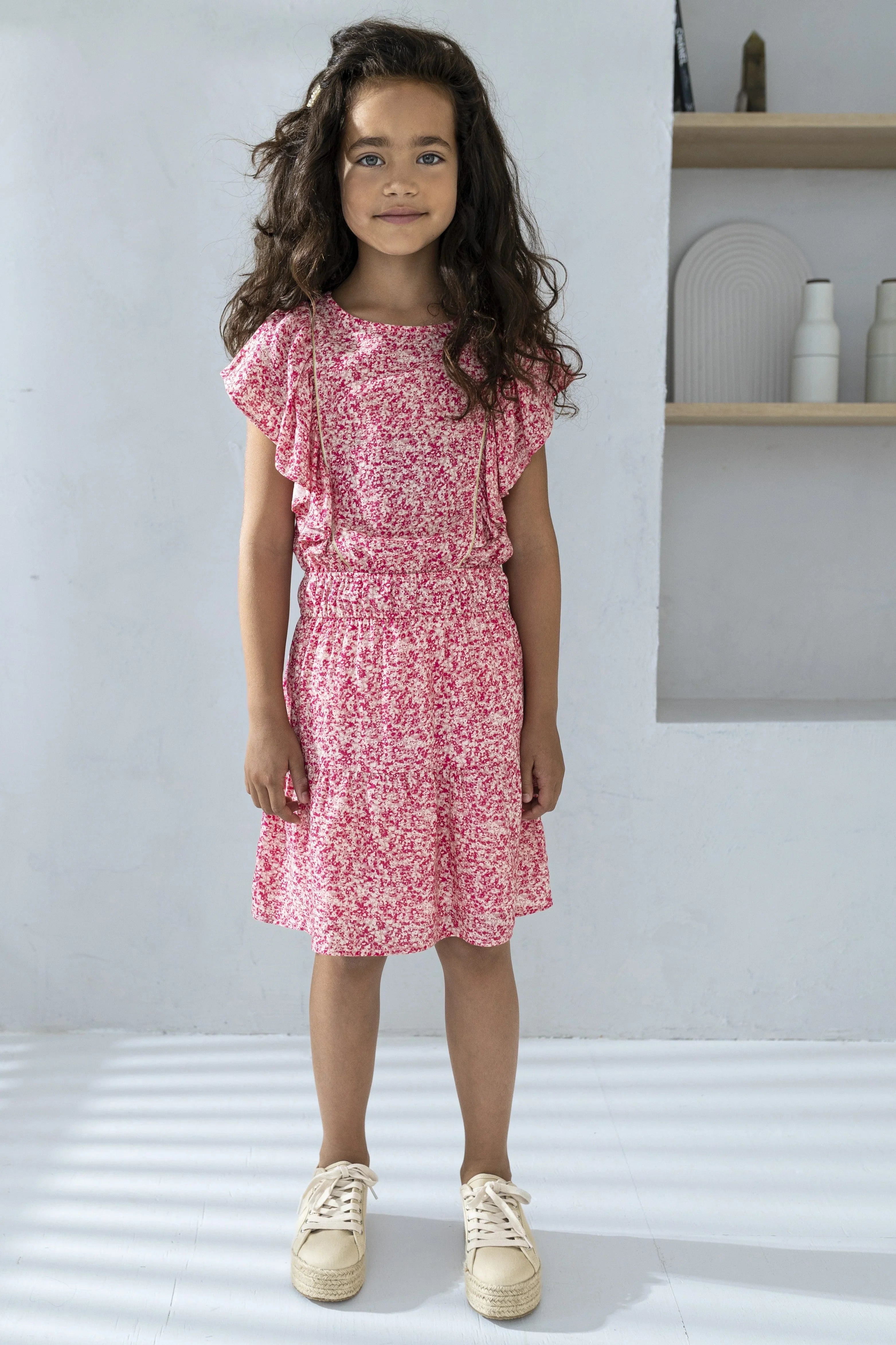 LikeFLO Flo Girls Aop Small Flower Dress - LikeFlo