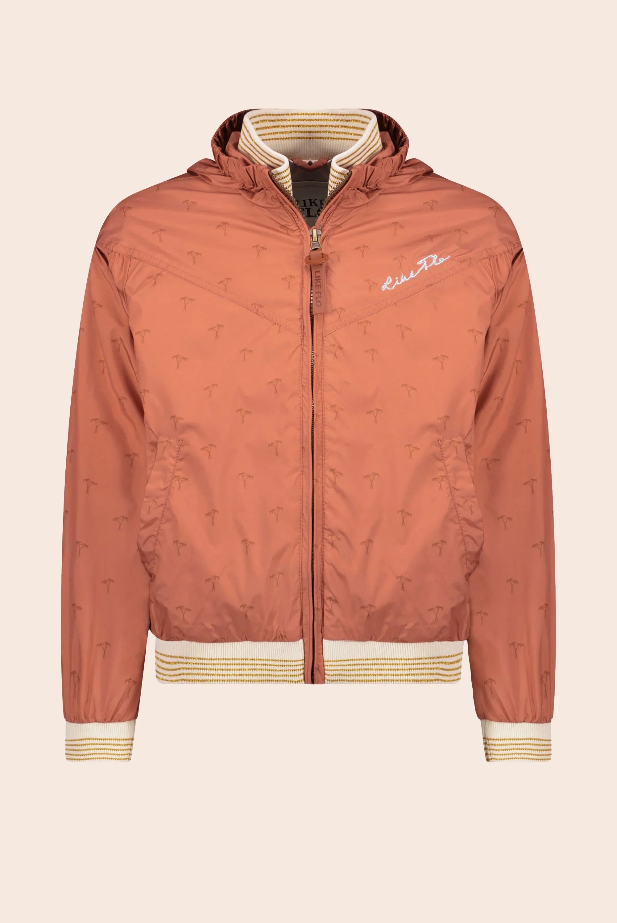 LikeFLO Flo Girls Hooded Summer Jacket Blush - LikeFlo