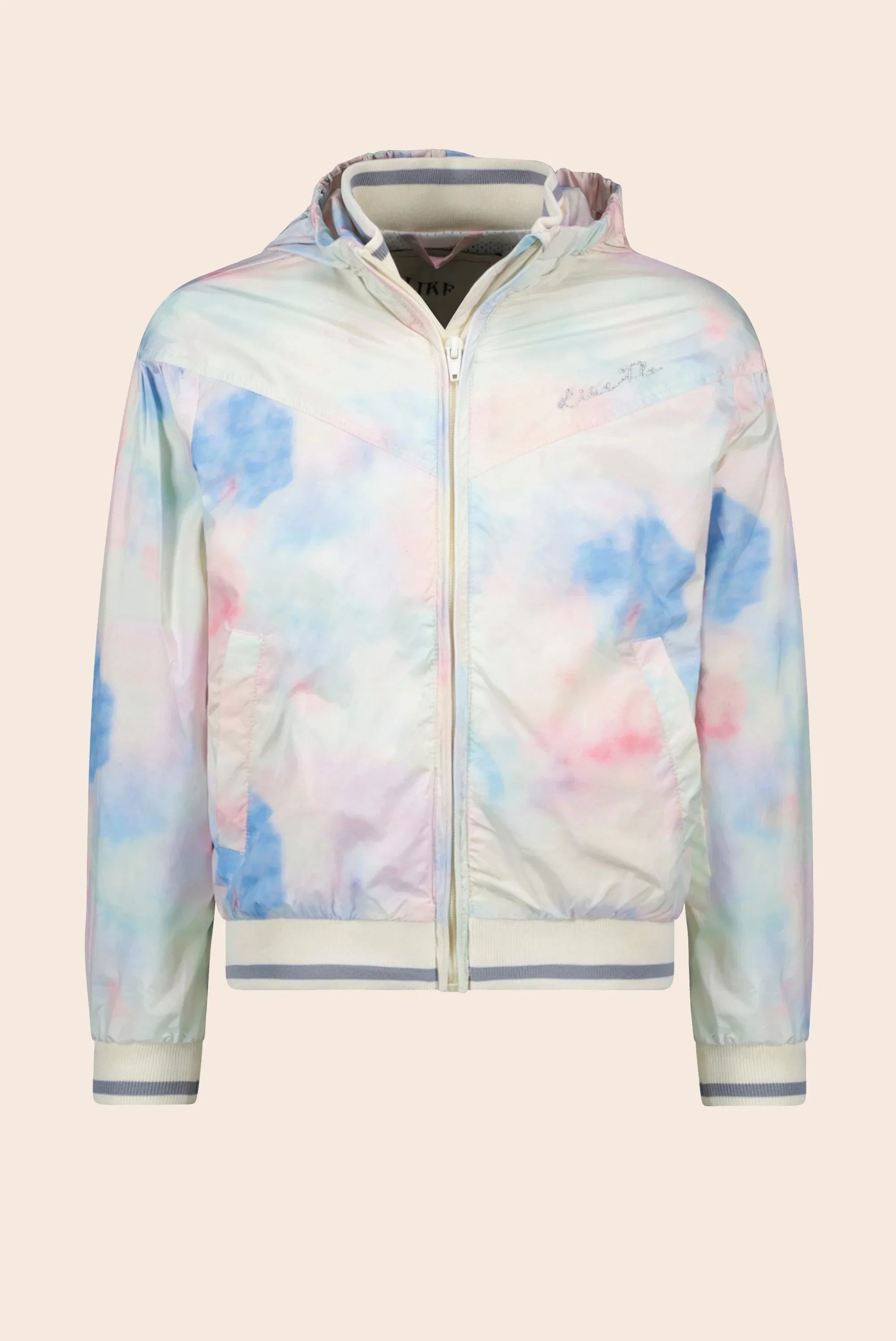 LikeFLO Flo Girls Hooded Summer Jacket Tie-Dye - LikeFlo