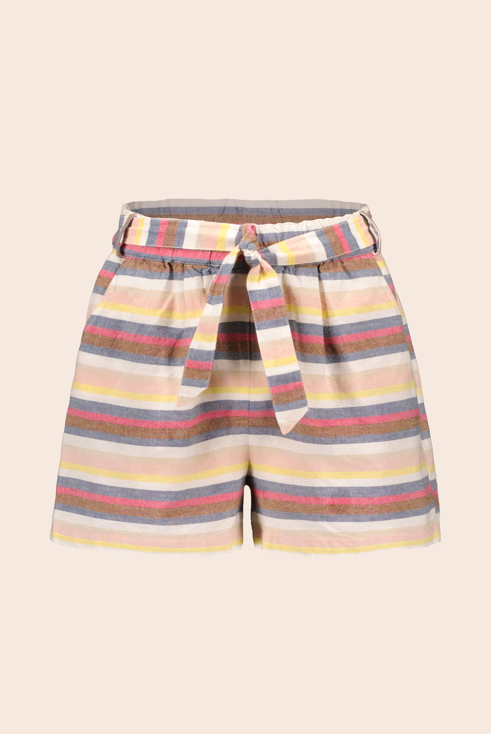 LikeFLO Flo Girls Yd Linnen Short + Belt - LikeFlo