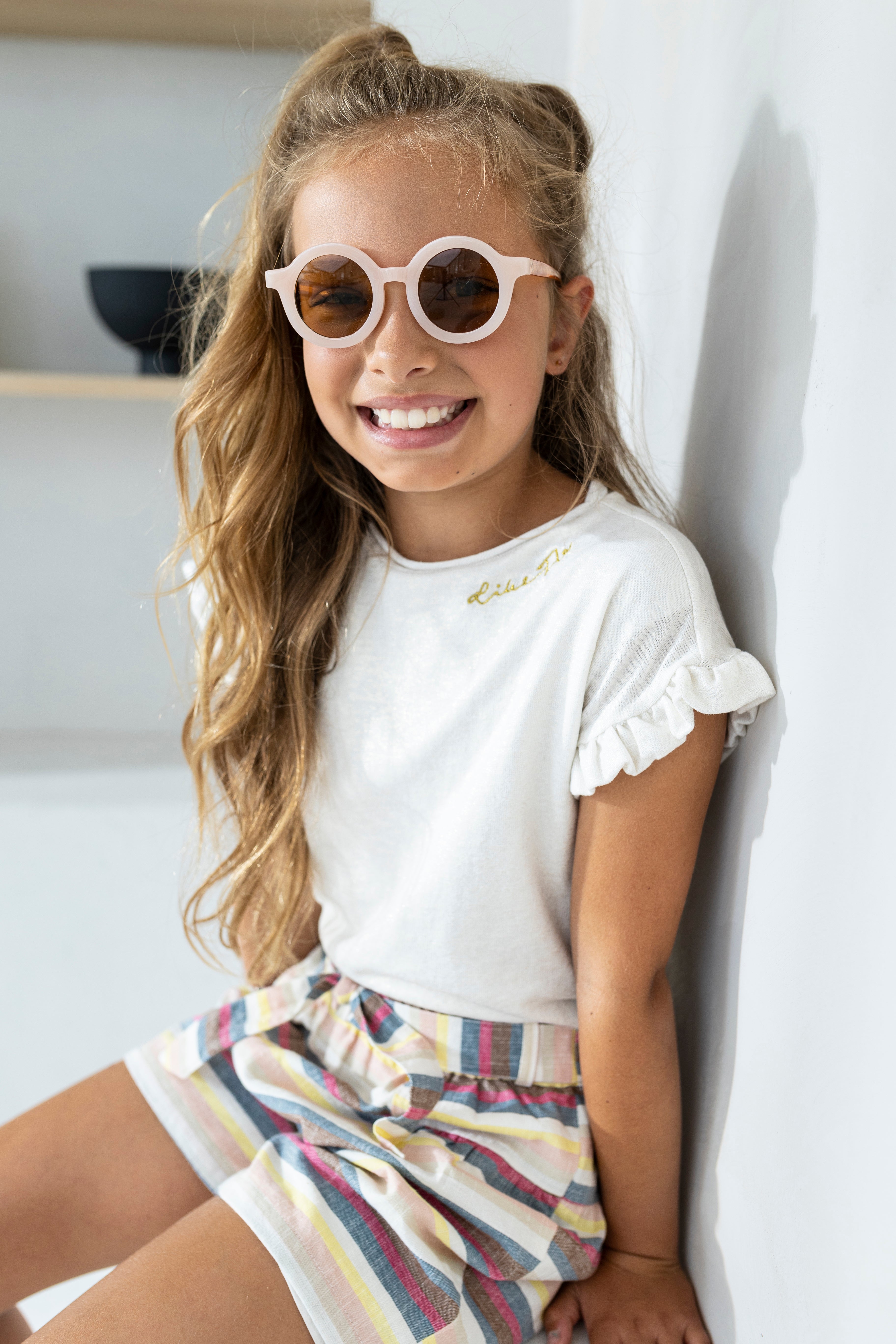 LikeFLO Flo Girls Yd Linnen Short + Belt - LikeFlo