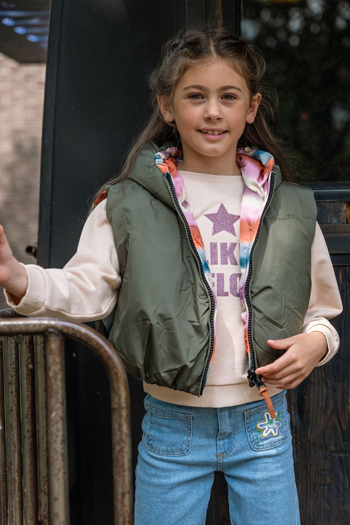 LikeFLO Bodywarmer Aivy Army - LikeFlo