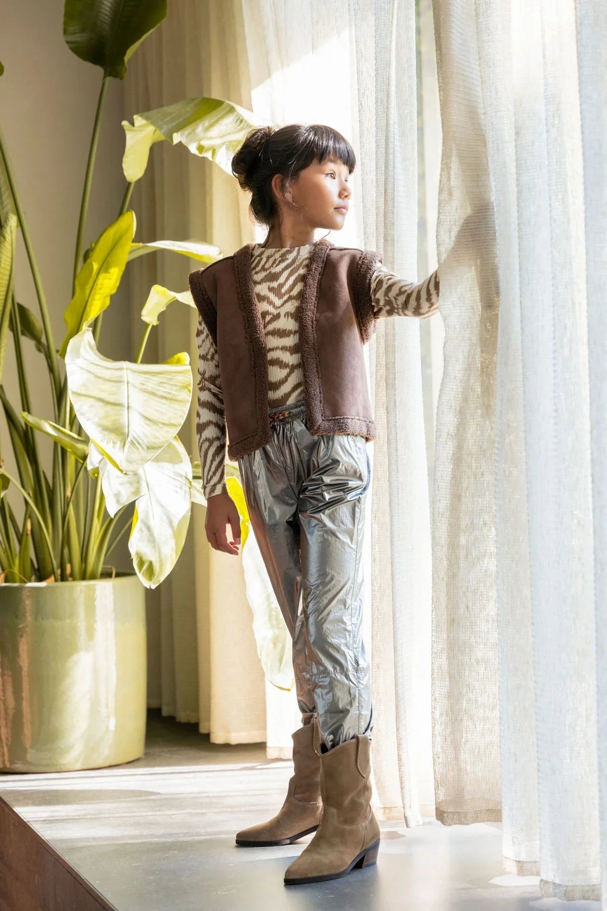 LikeFLO Gilet Dana Choco - LikeFlo