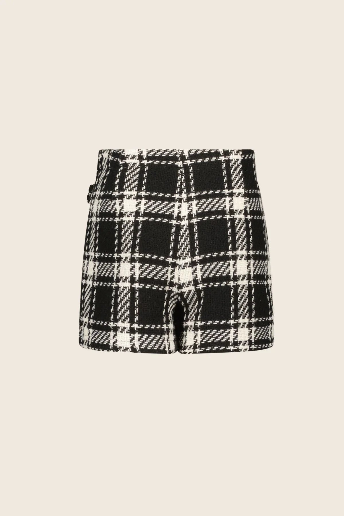 LikeFLO Short Fauve Check - LikeFlo