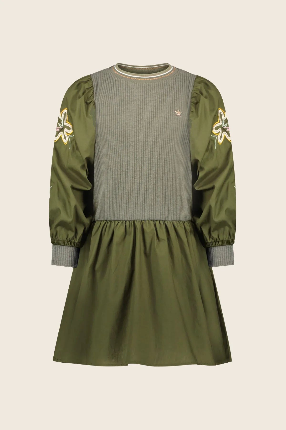 LikeFLO Dress Minthe Army - LikeFlo