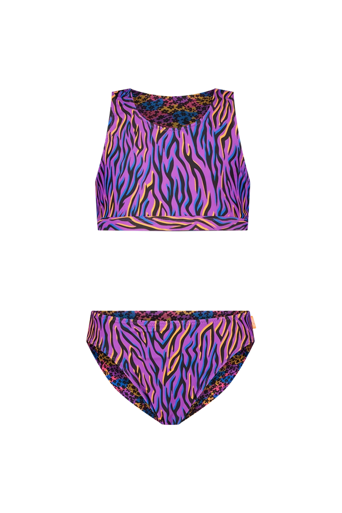 Inside out Just Beach girls bikini Funky Zebra