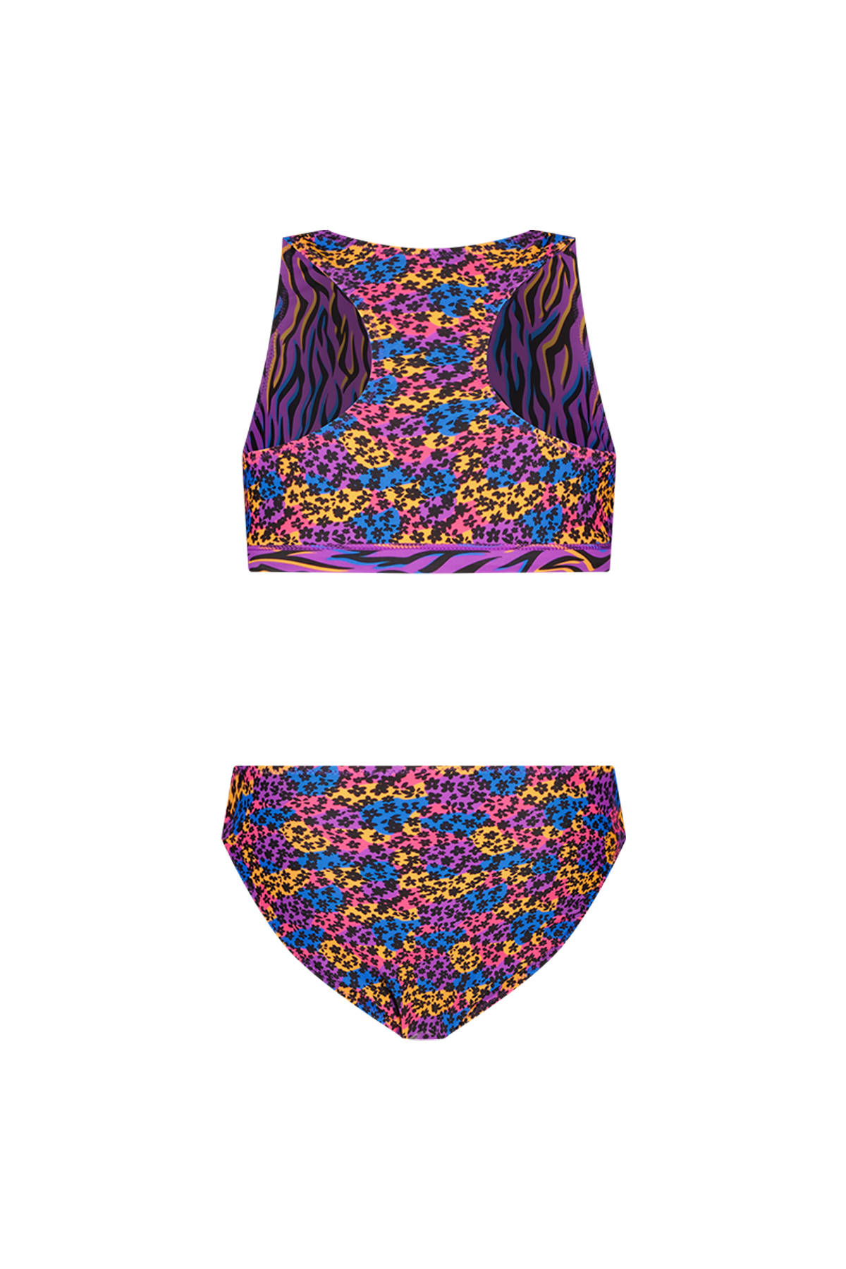 Inside out Just Beach girls bikini Funky Zebra