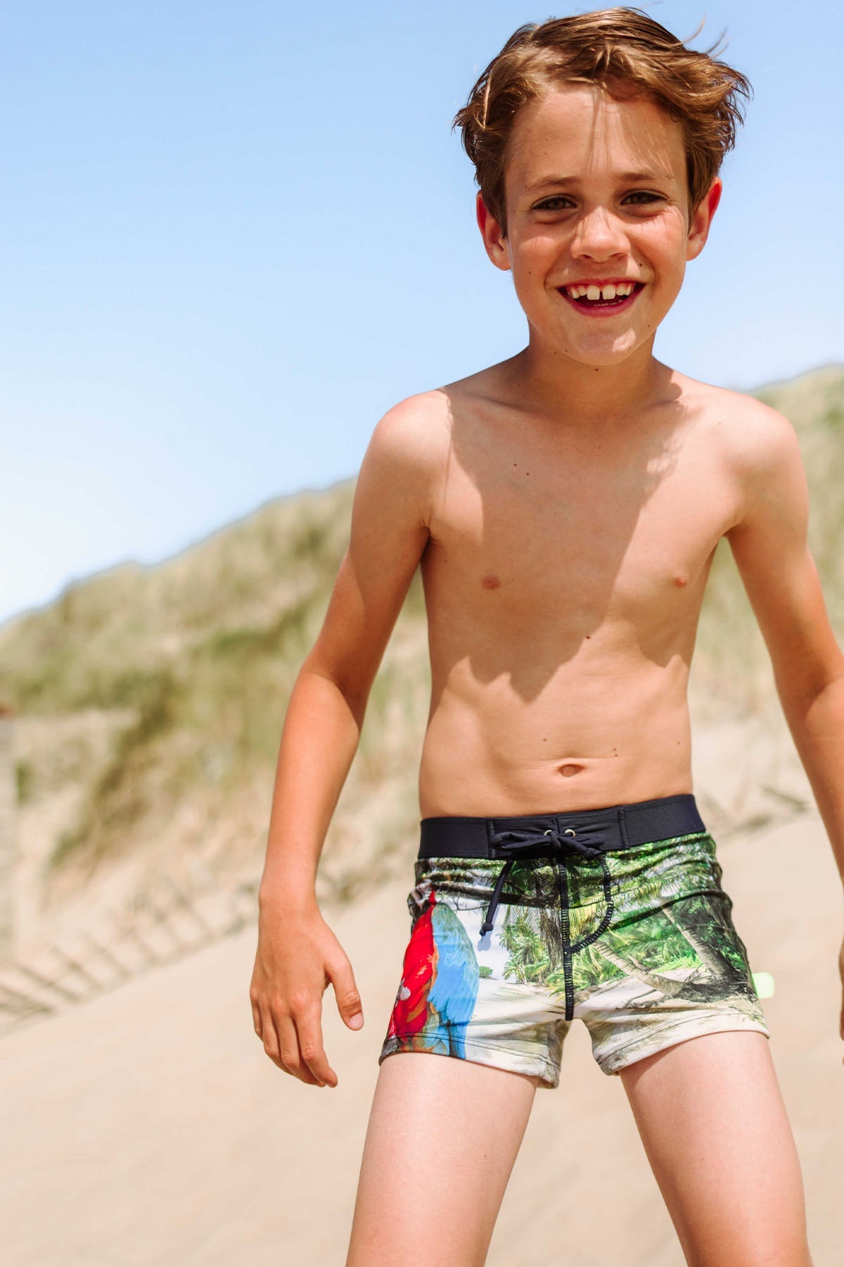 Nevada Just Beach boys brief swimshort Parrot island