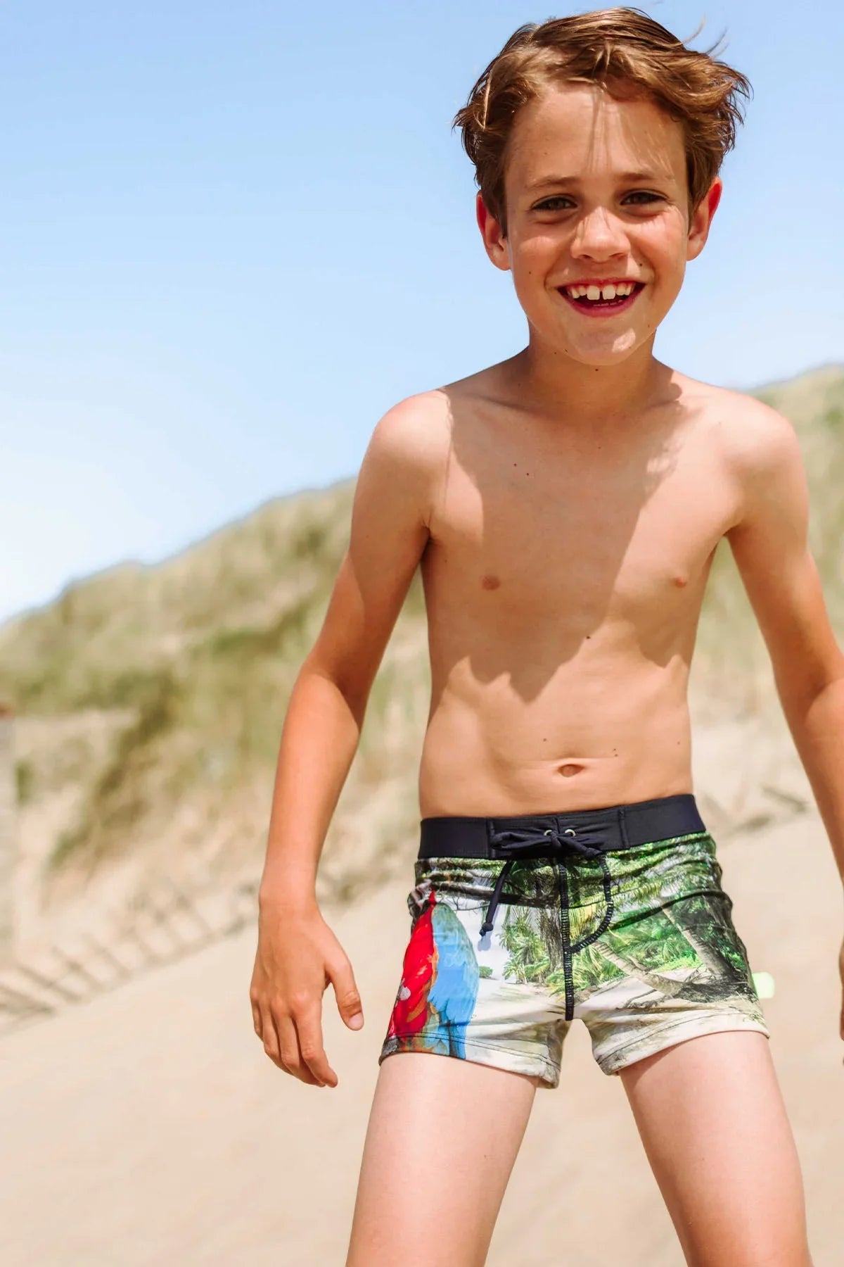 Nevada Just Beach boys brief swimshort Parrot island