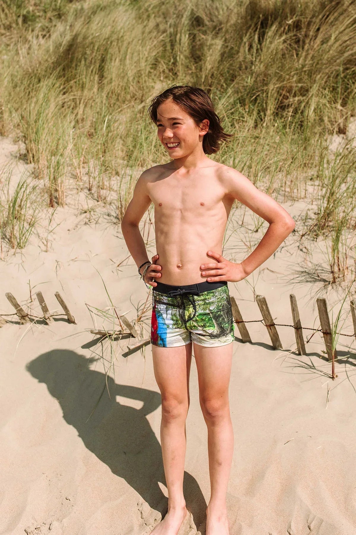 Nevada Just Beach boys brief swimshort Parrot island