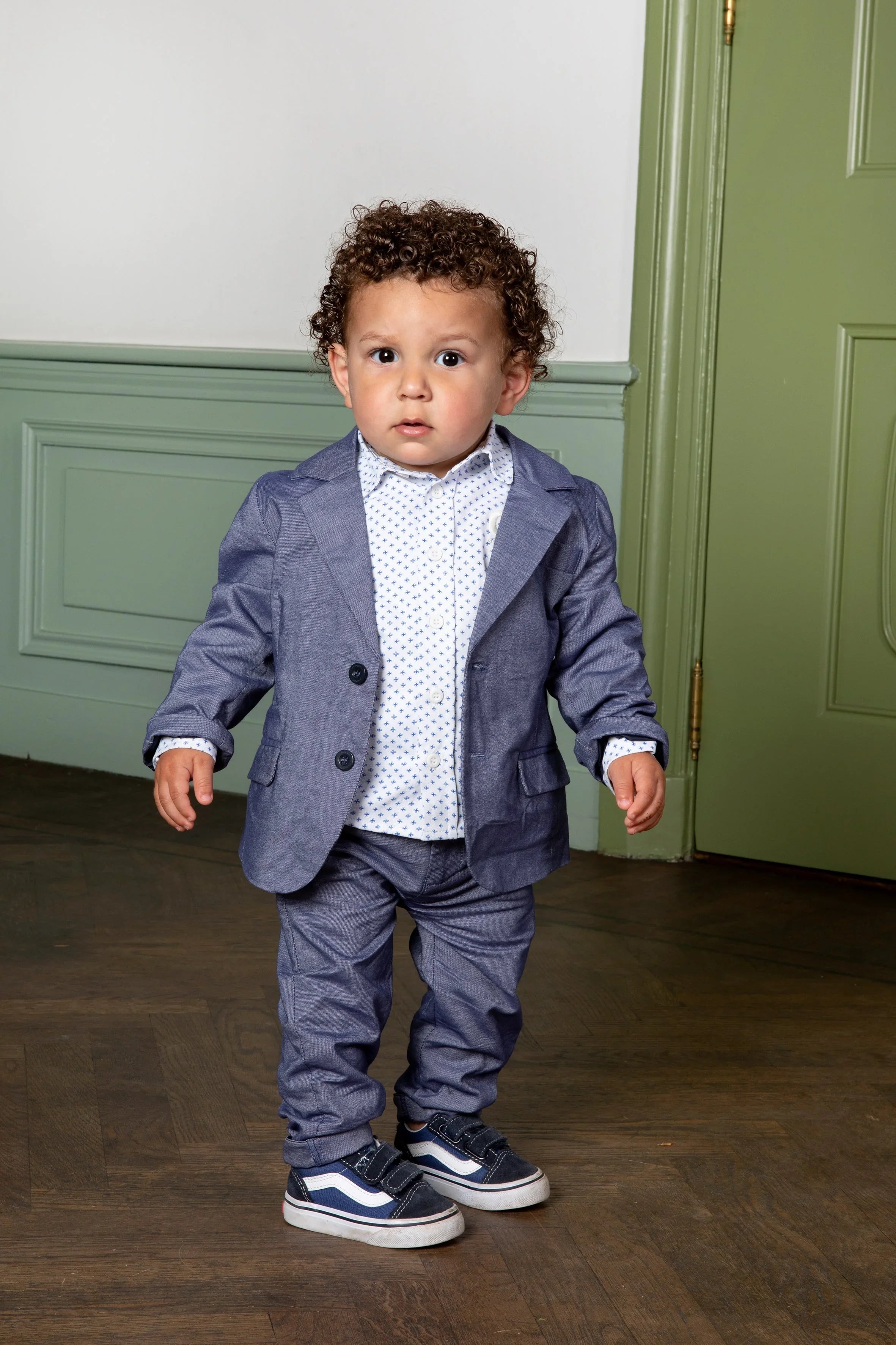 GARÇON baby chambray blazer - Le Chic Fashion