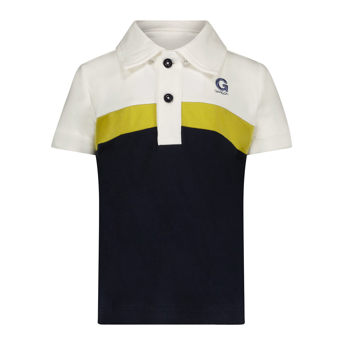 Garçon Baby Chest-Stripe Polo