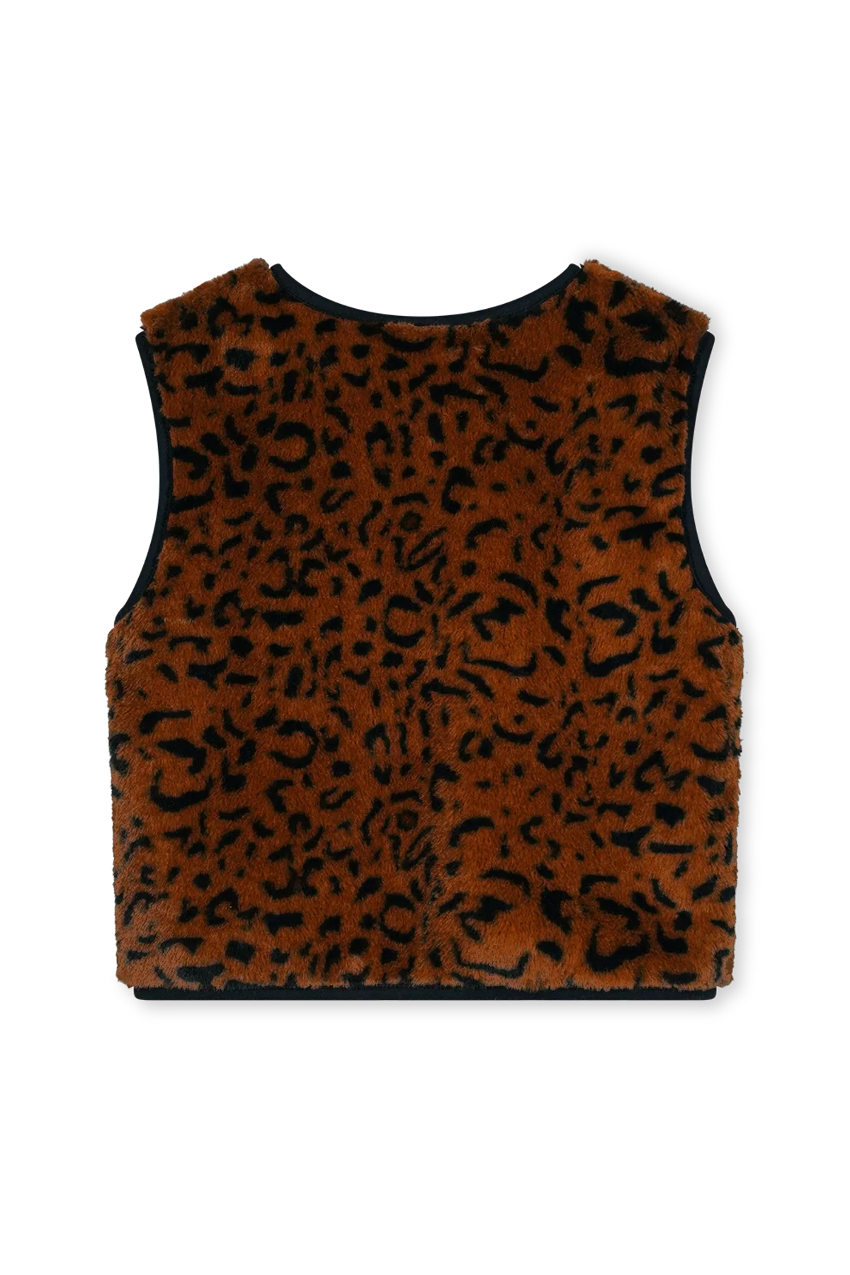 Leopard Faux Fur Vest