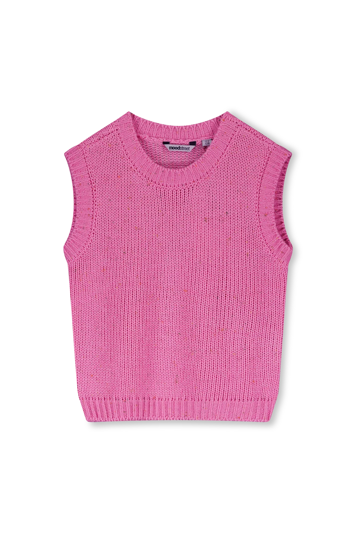 Roze Spencer Grof Gebreid