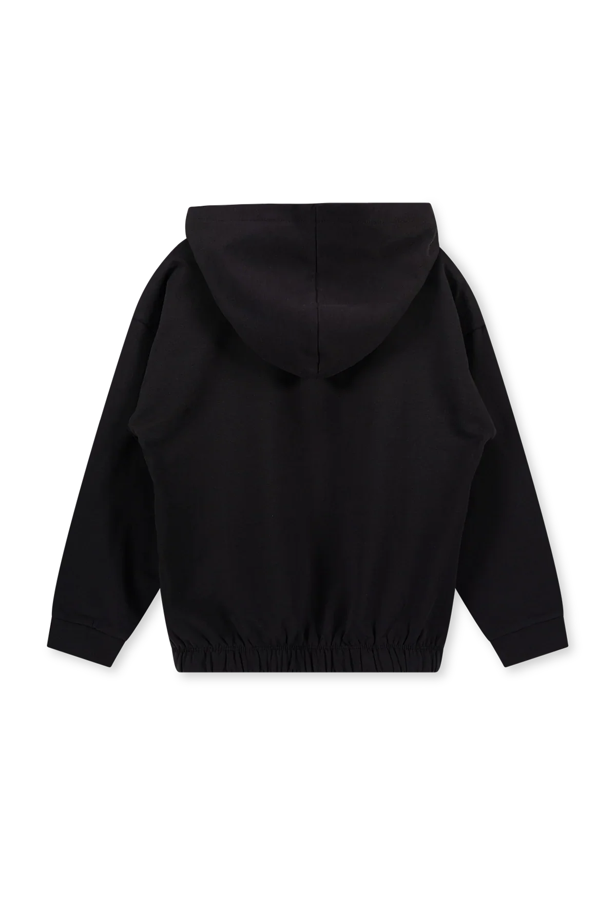 Zwarte Hoodie Borduur