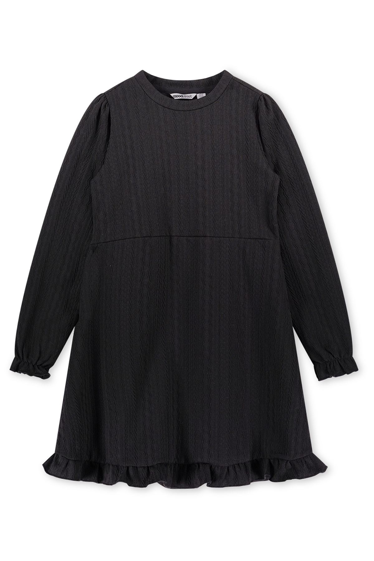 Jurk Zwart Structuur