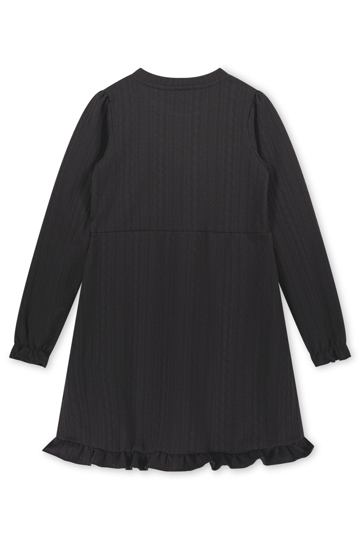 Jurk Zwart Structuur