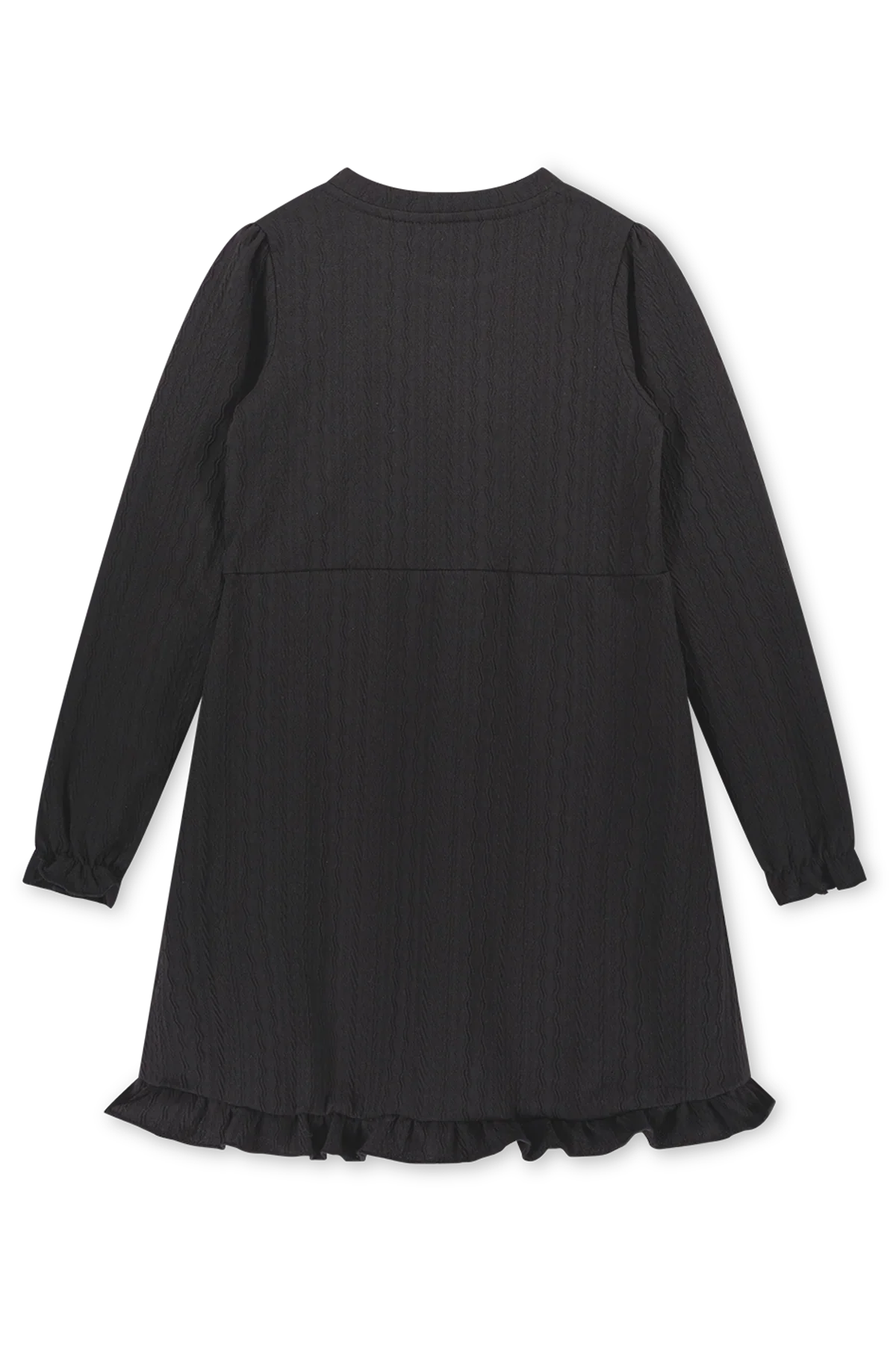Jurk Zwart Structuur