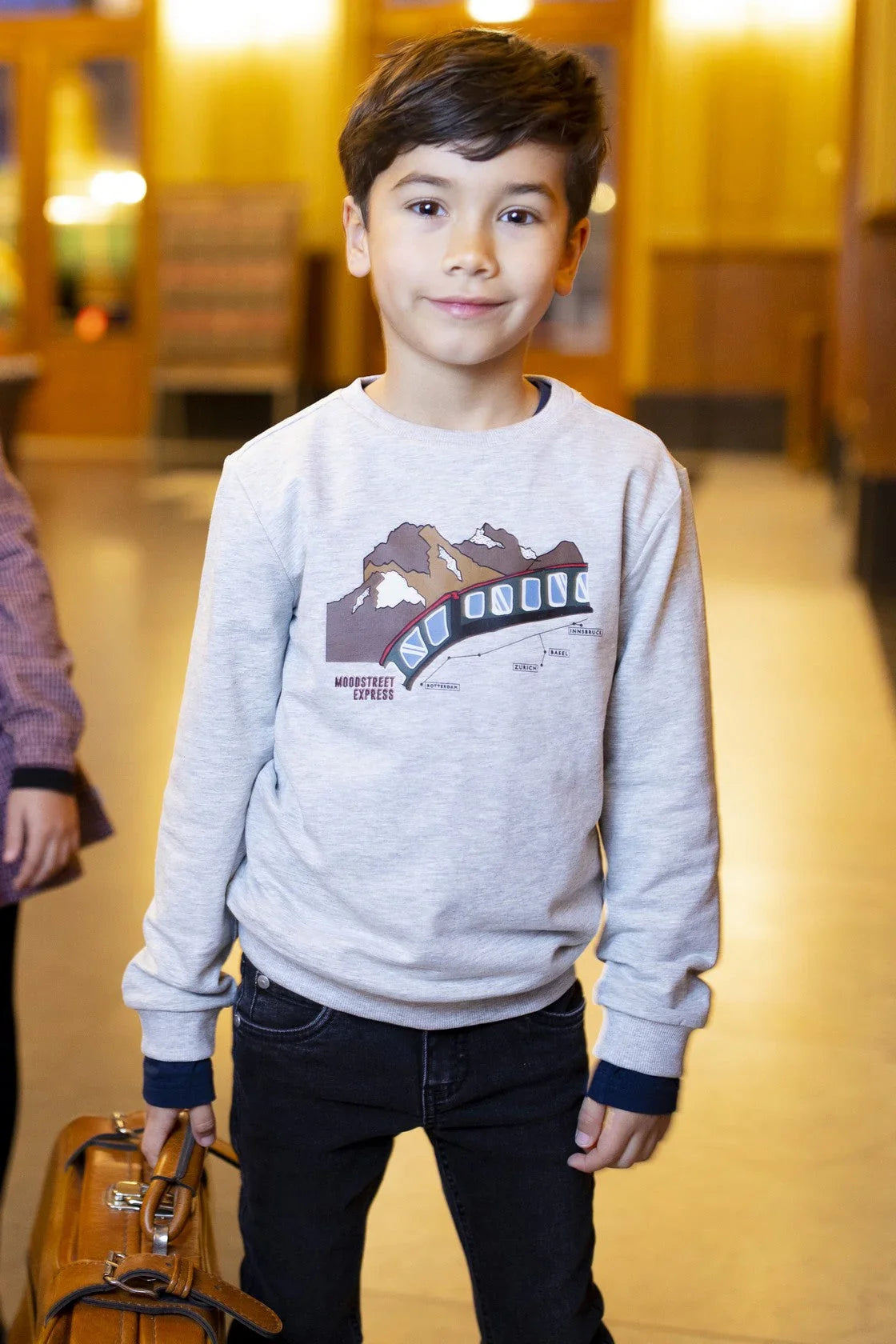 Trui Met Trein Print