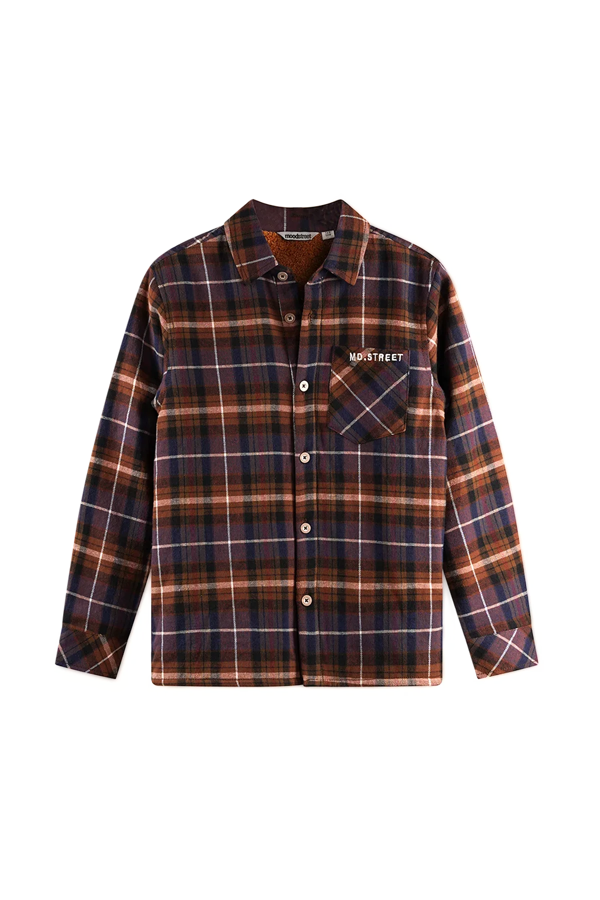 Overshirt Gevoerd Ruit