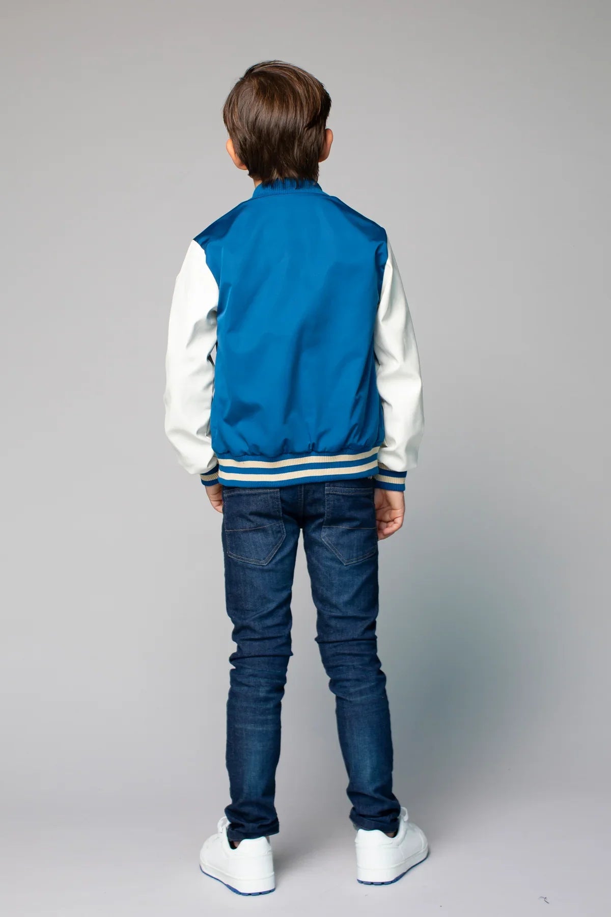 Boys Jacket Bomber Sporty Blue