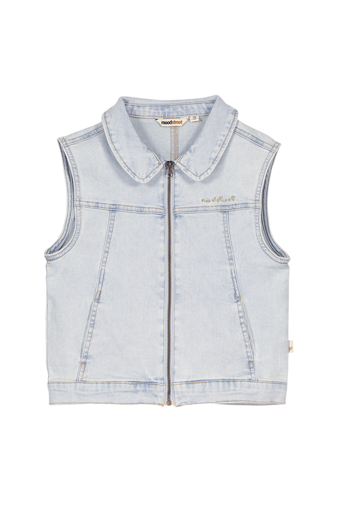 Girls denim gilet