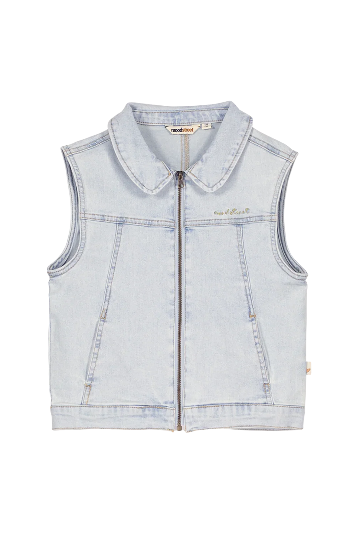 Girls denim gilet
