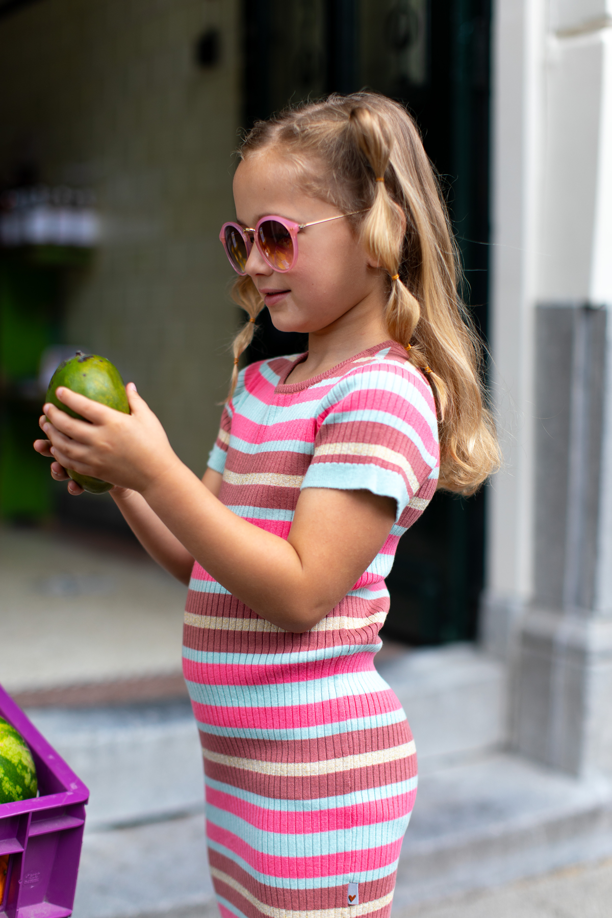 Girly striped dress