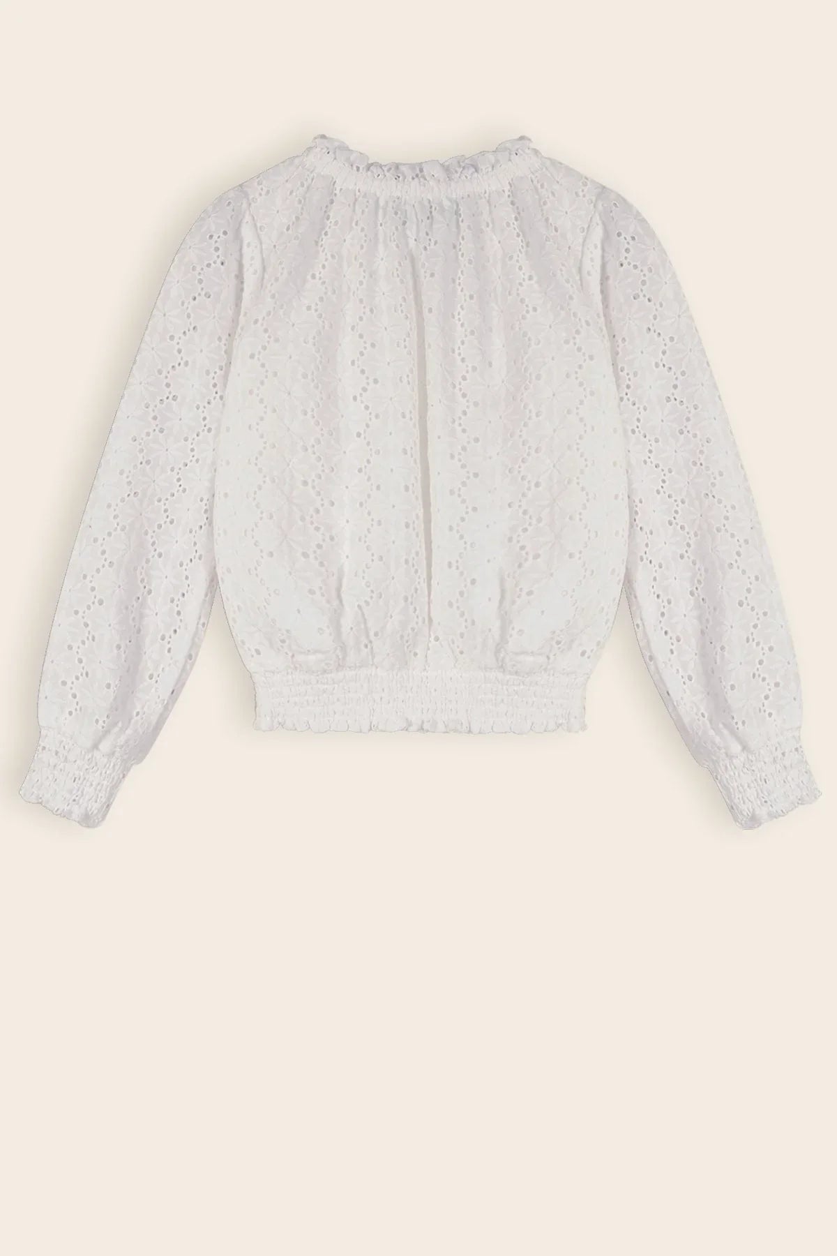 Tomma Embroidery Anglaise Blouse Wit