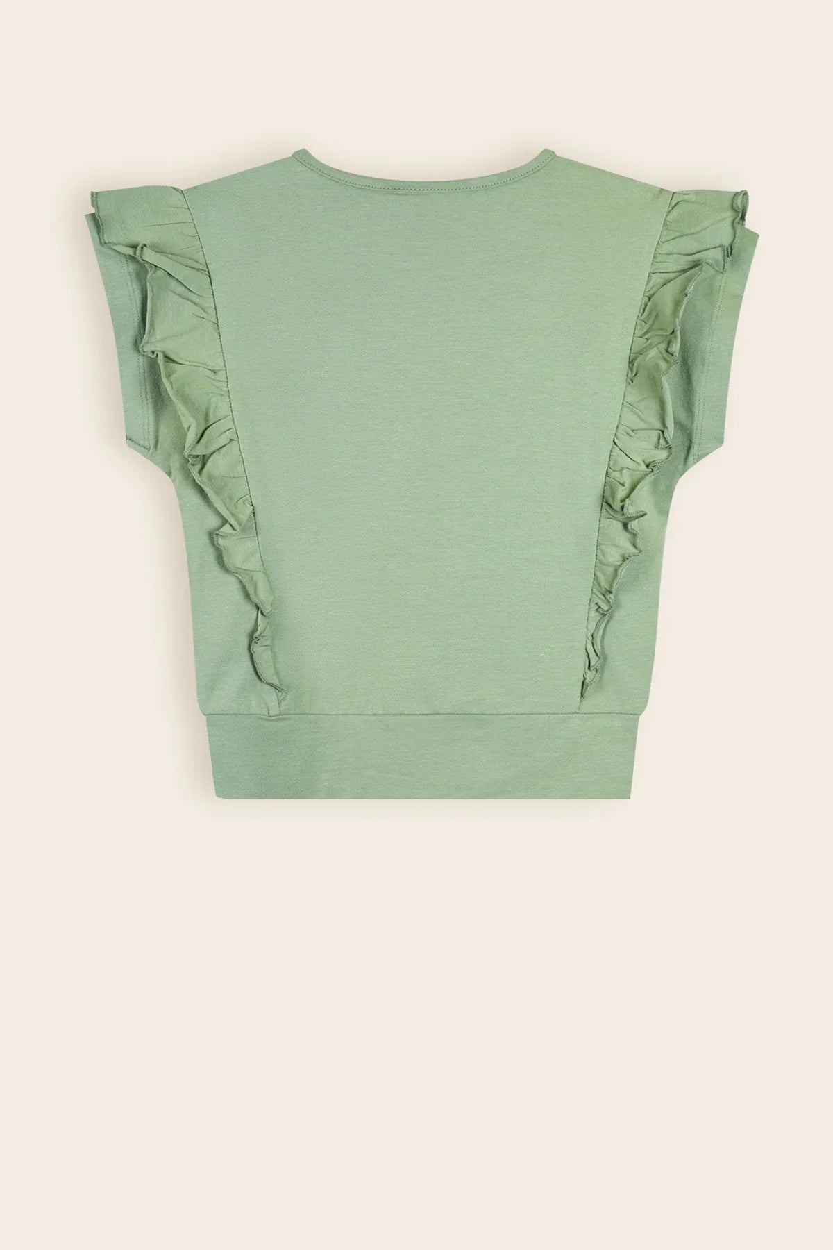 Kety T-Shirt met Smock Salie Groen