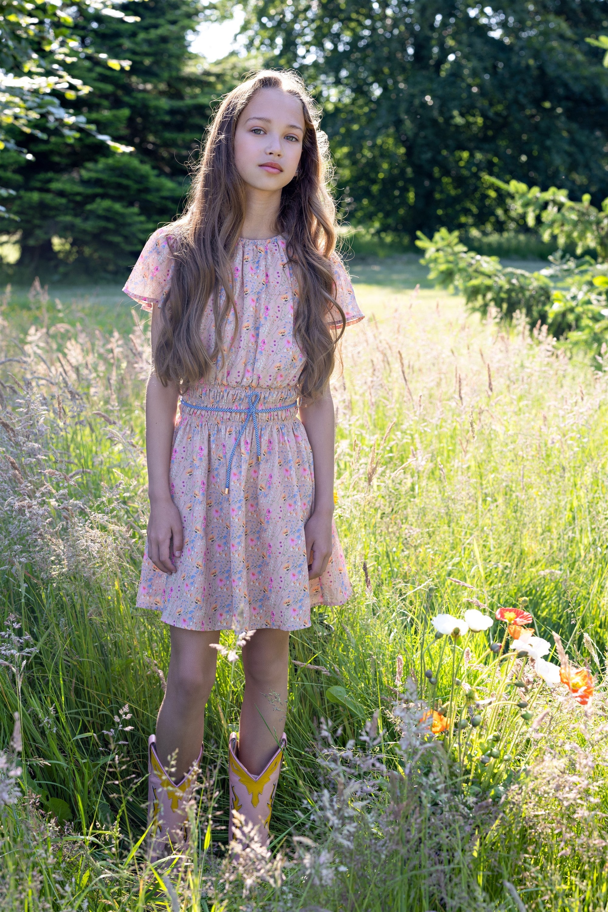 DRAKE Garçon twill shorts Cobalt Blue