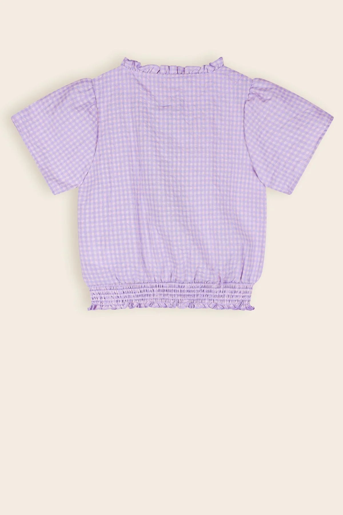Tyra Pepita Check Blouse Lila