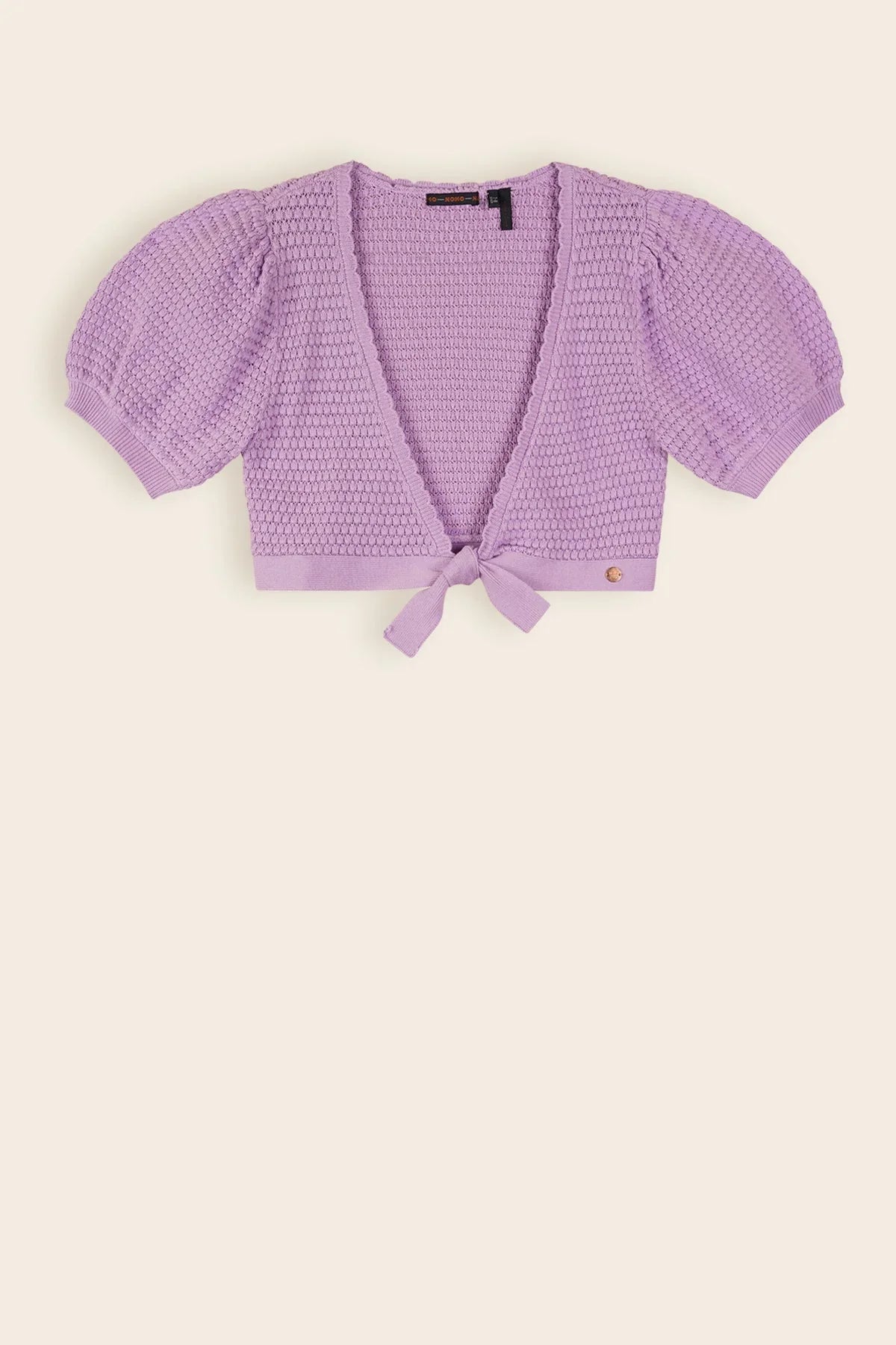 Azra Overslag Crop Vest Lila