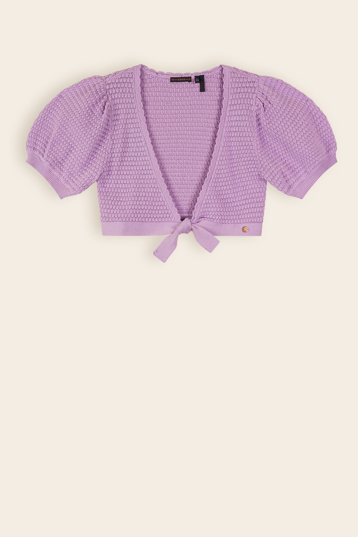 Azra Overslag Crop Vest Lila