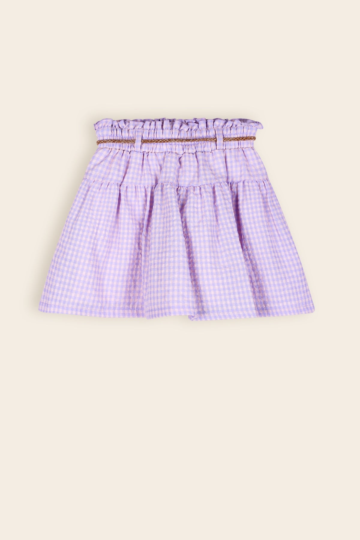 Nadia Pepita Check Rok Lila