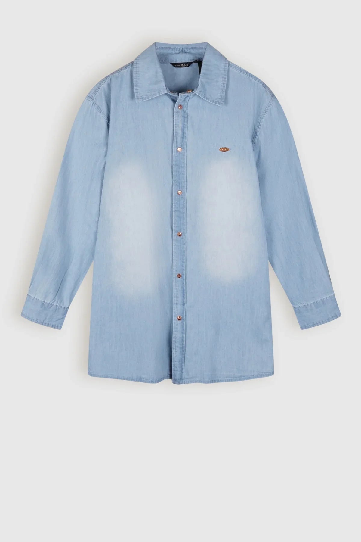 Timmy Blue Denim Oversized Blouse