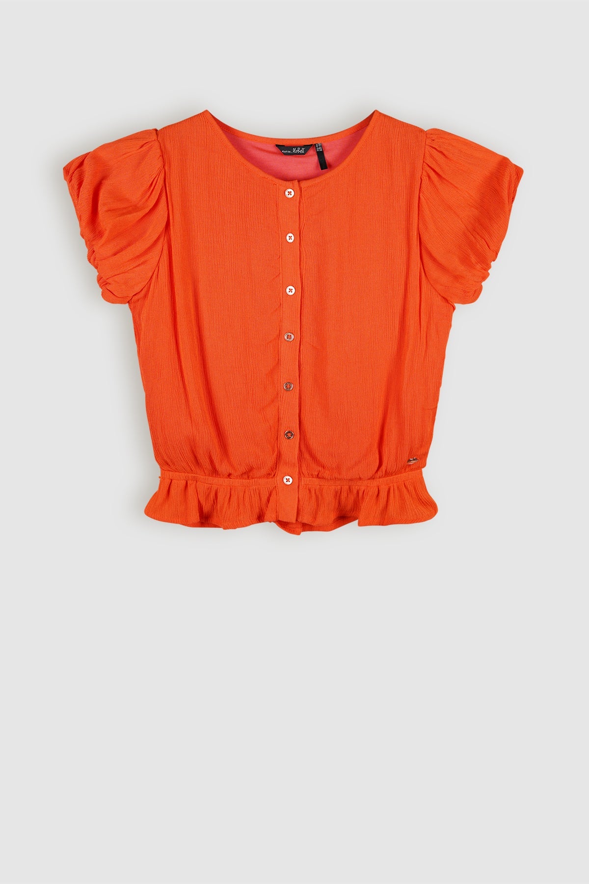 Tay Blouse Ballon Mouw Rood