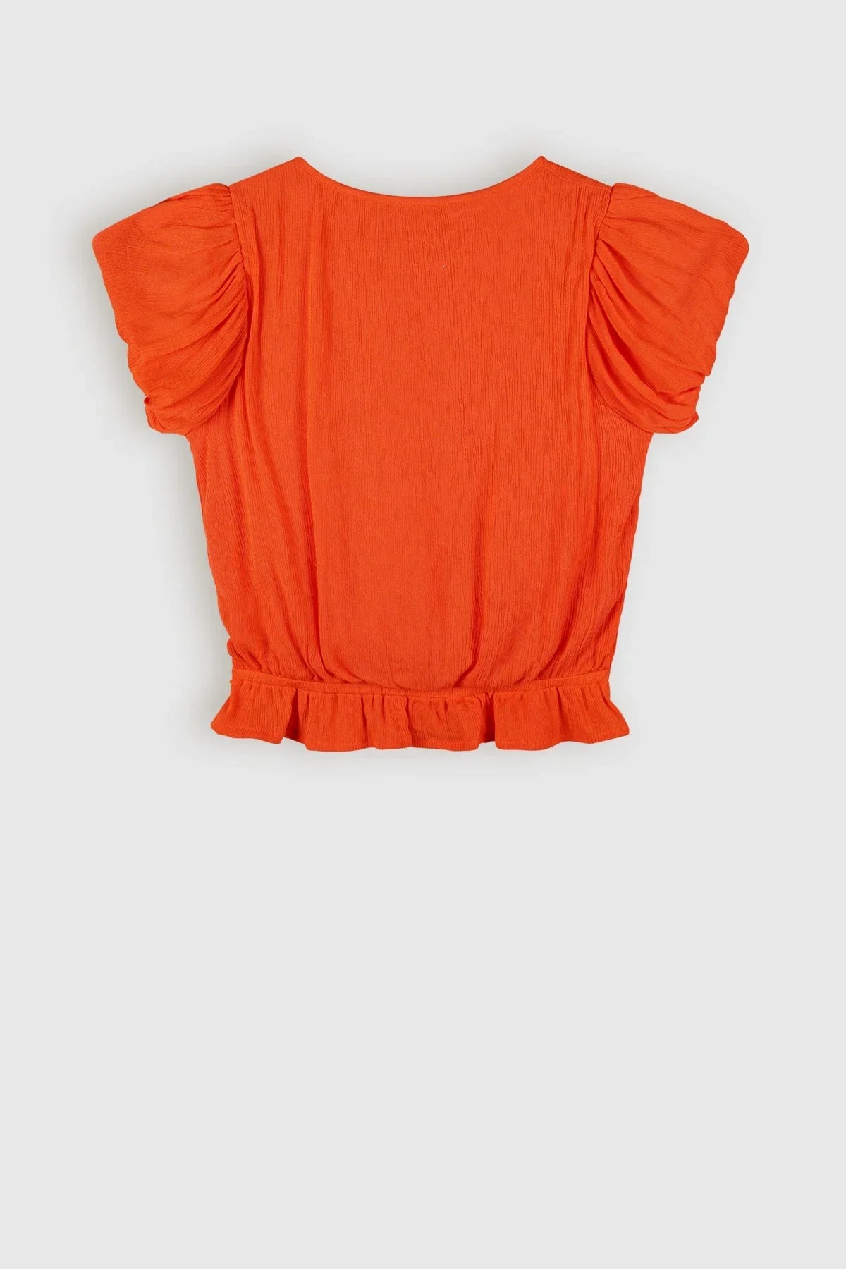 Tay Blouse Ballon Mouw Rood