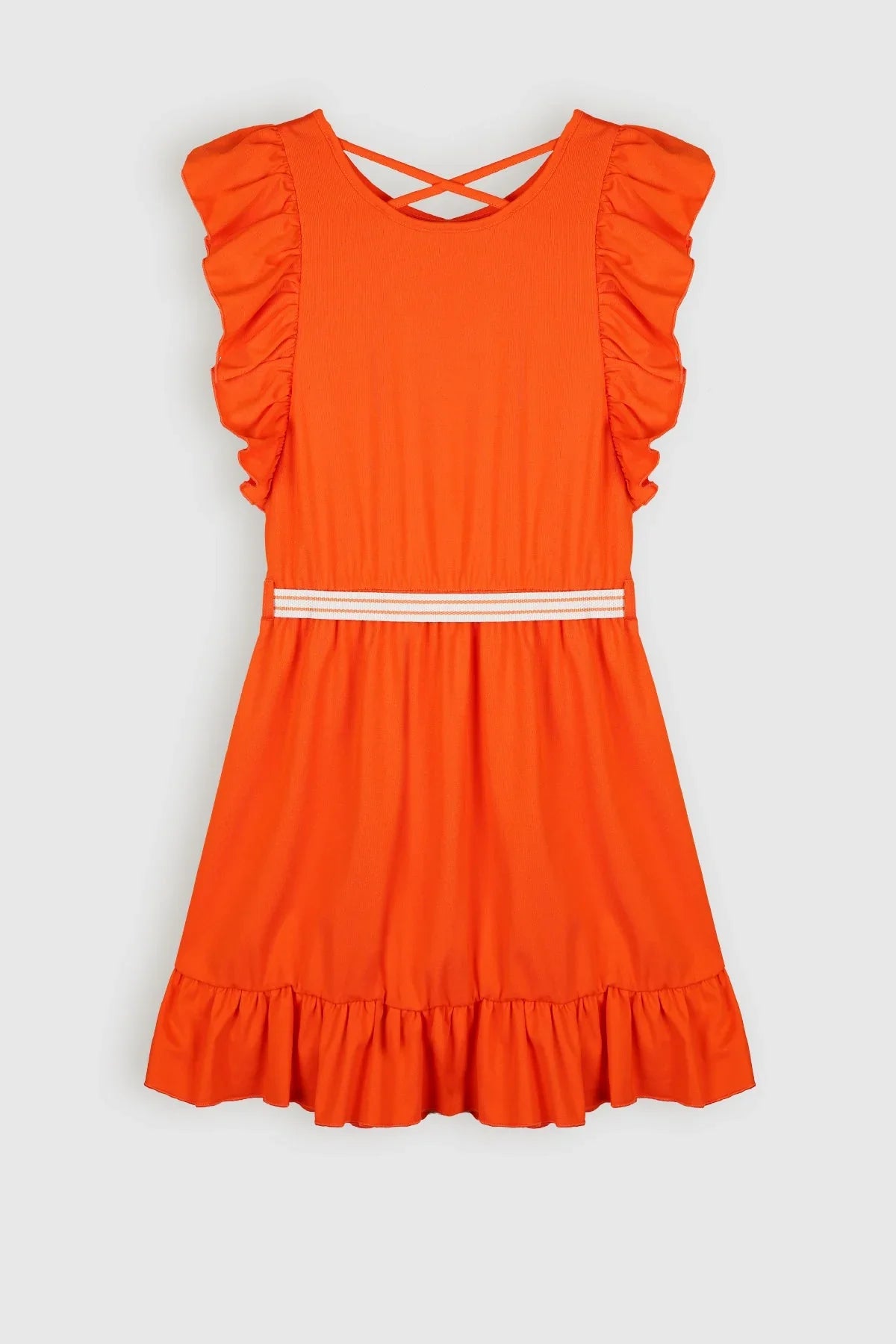 Moia Interlock Jurk Rood