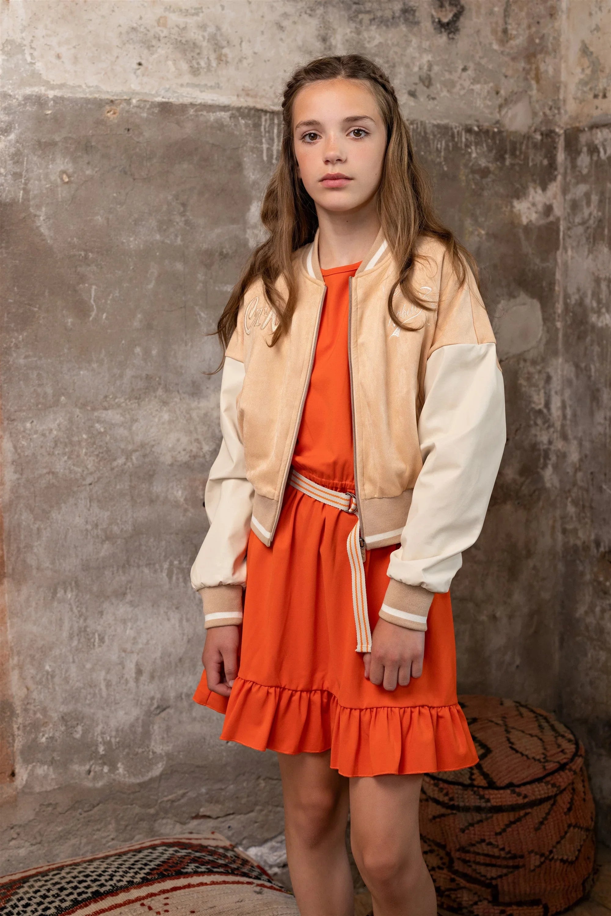 Moia Interlock Jurk Rood