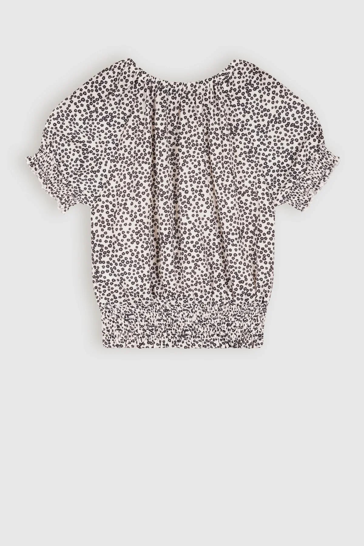 Tami Gebloemde Blouse Ivoor