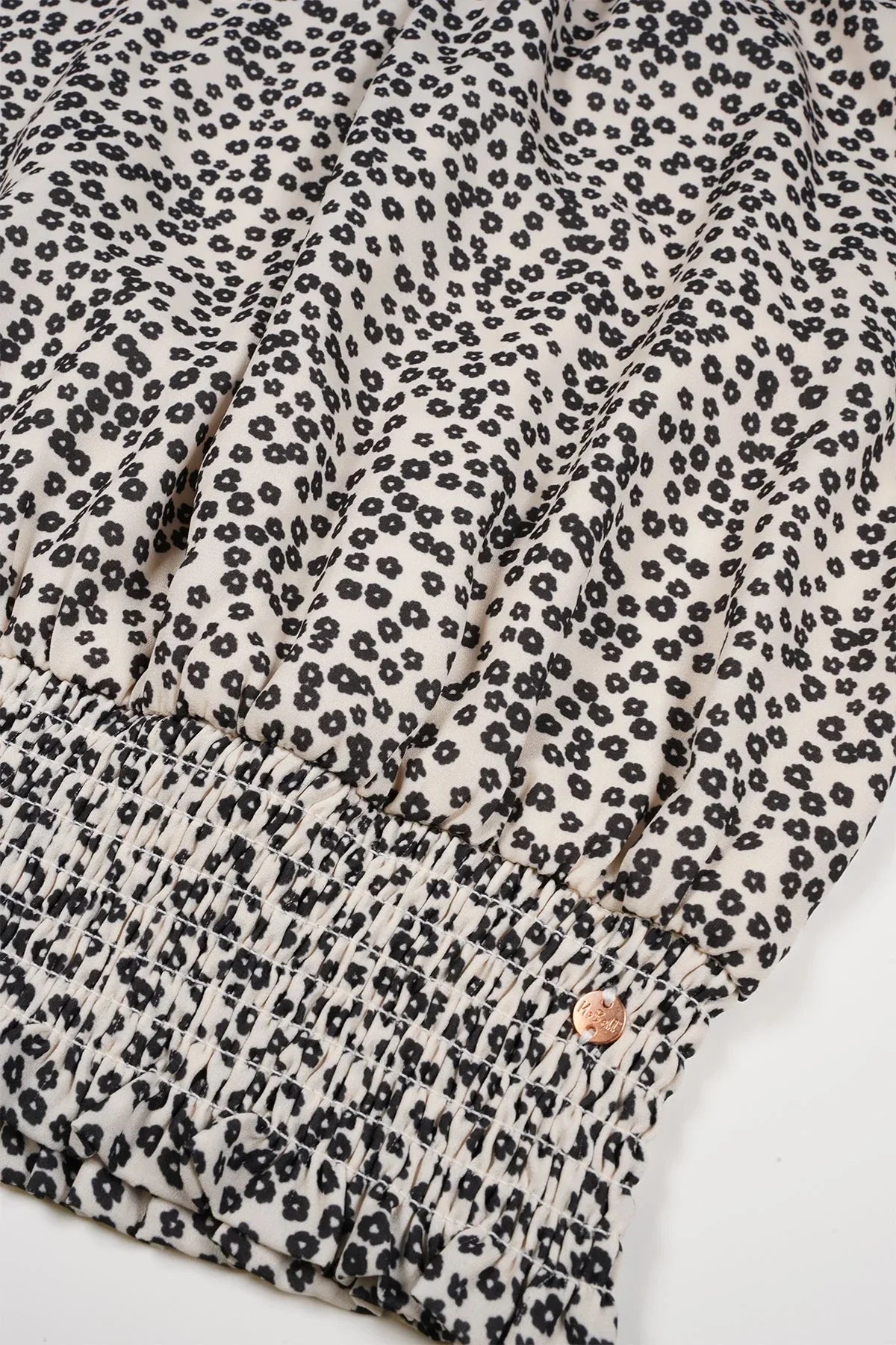 Tami Gebloemde Blouse Ivoor