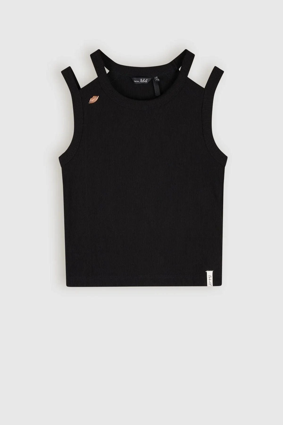 Kandy Crop Singlet Zwart