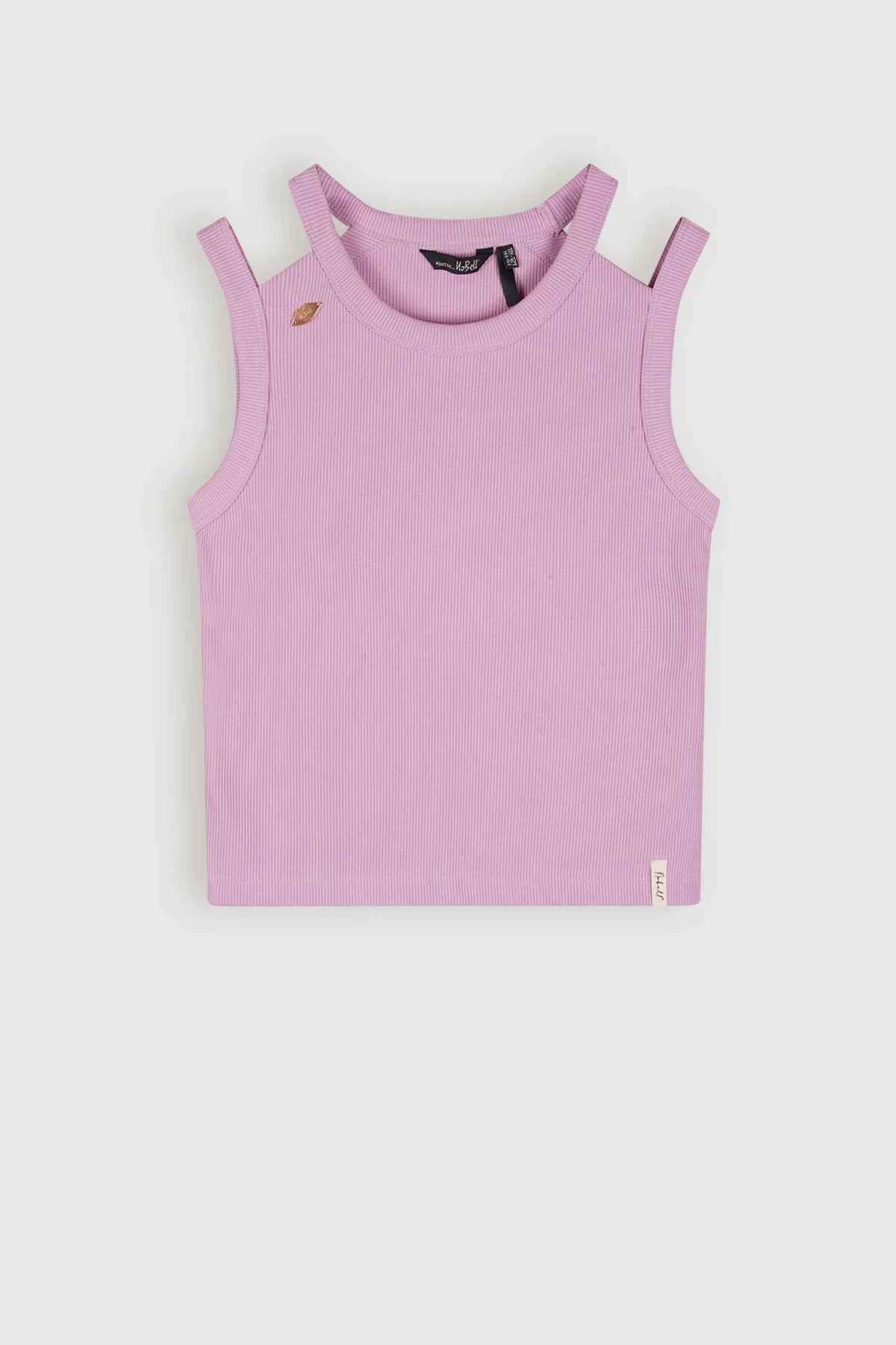 Kandy Crop Singlet Roze